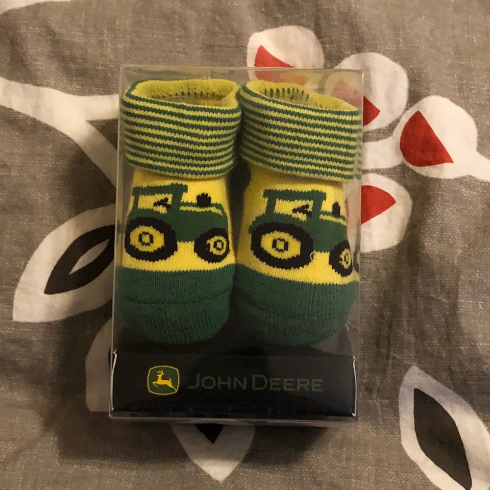 John Deere 0-6 months baby socks